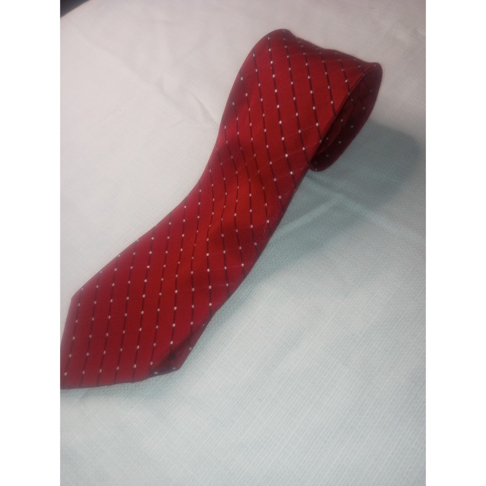 Croft And‎ Barrow 2pk Neck Ties Red And Yellow Silk China